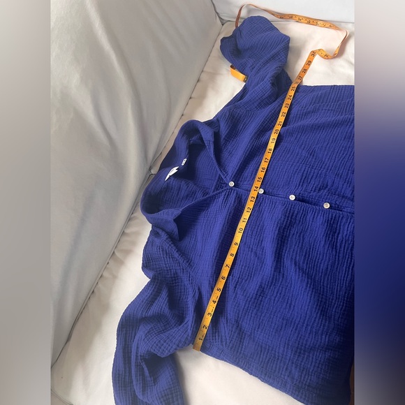 Penningtons Royal Blue Button-Down Shirt - Picture 8 of 8